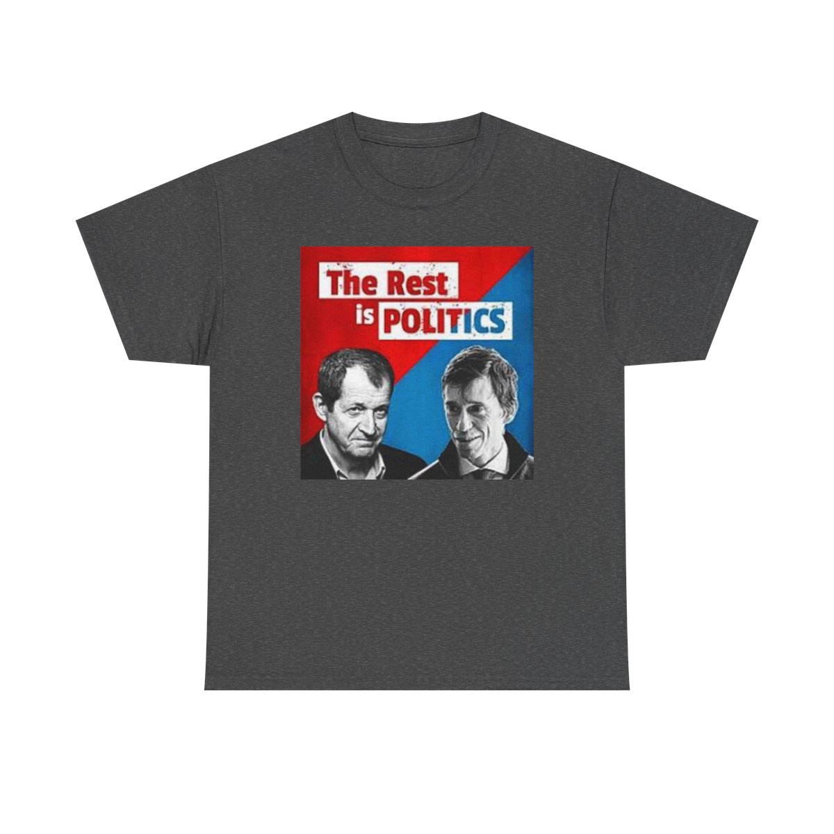The Rest Is Politics T-Shirt | Political Podcast Artwork Tee | The Rest is Politics Podcast - alternate angle 4, merchandise
