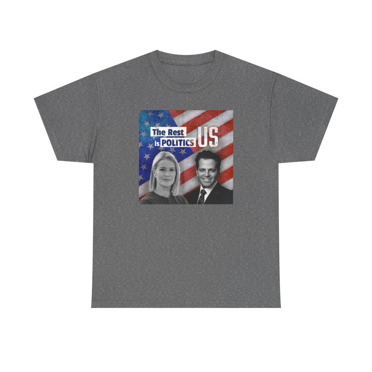 The Rest Is Politics US Tee | Political Campaign Illustration | The Rest is Politics Podcast - alternate angle 5, merchandise