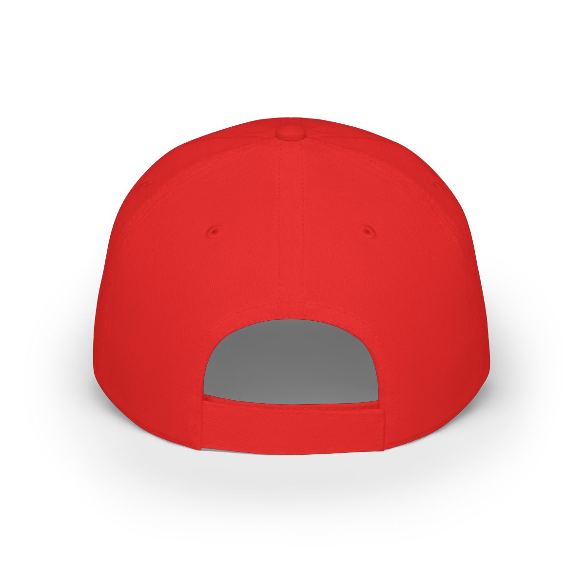 The Rest Is Politics Cap | Podcast Logo Baseball Cap, Red | The Rest is Politics Podcast - alternate angle 1, merchandise