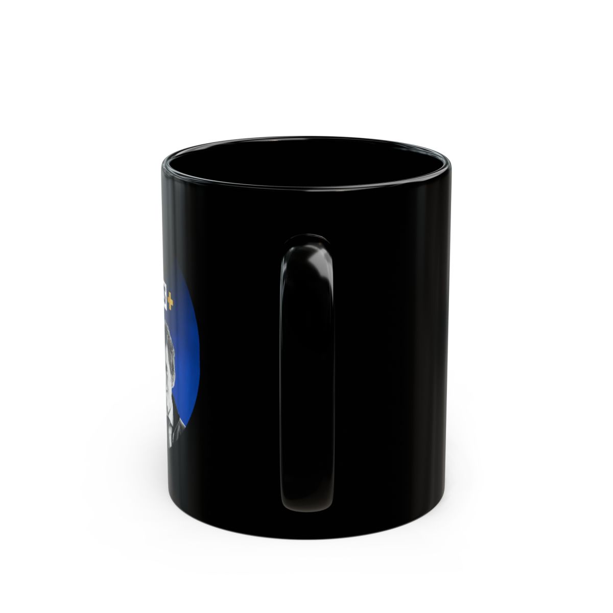 The Rest Is Politics Mug | Black Ceramic Coffee Cup | The Rest is Politics Podcast - alternate angle 3, merchandise