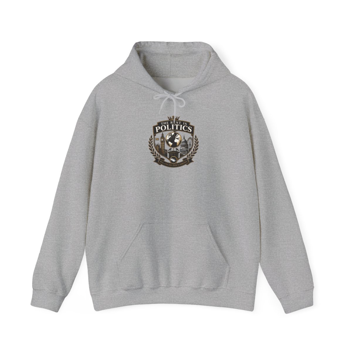 The Rest Is Politics "BALANCED DISCUSSIONS" Hoodie - alternate angle 4, merchandise